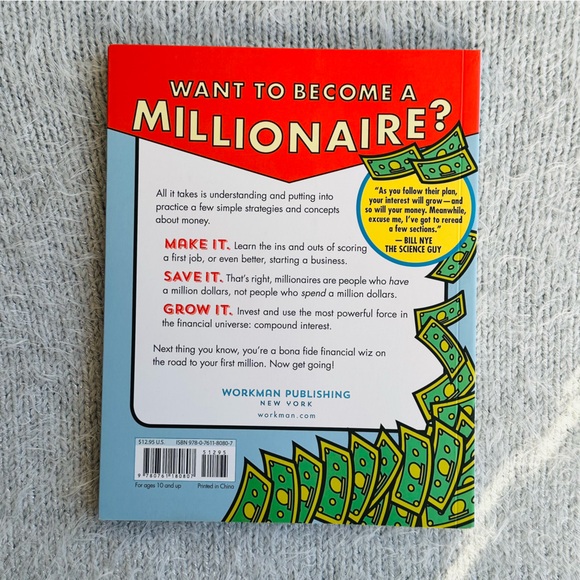 NEW How To Turn $100 Into $1,000,000 Paperback Kids Earn Save Invest Book - Picture 8 of 8